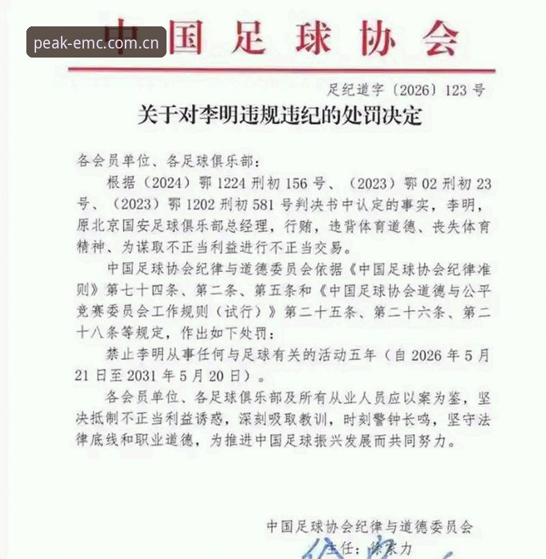 易倍体育注册攻略 中国足协第三批禁足名单出炉,足球反腐如何走向深水区?